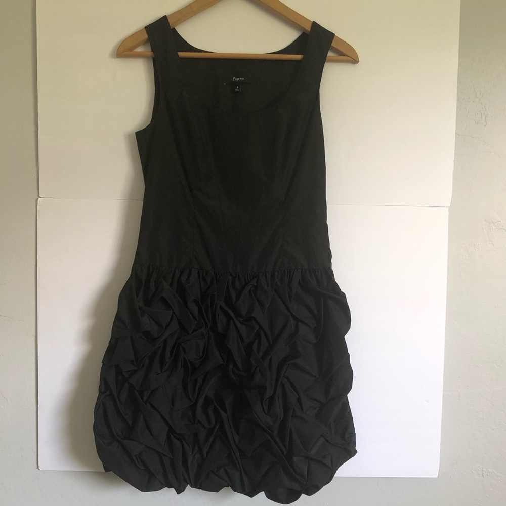 Express Black Bubble Dress